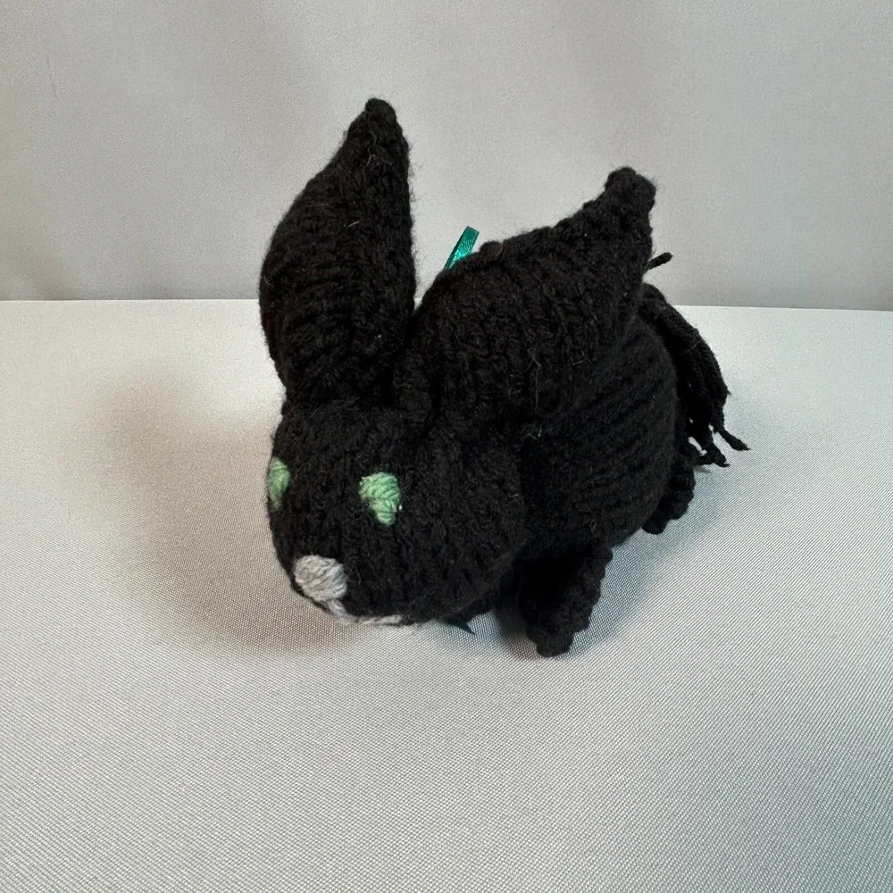 Handmade Crochet Lot of 4 Animals Dolls Toys - Bear, Mermaid, Rabbit, Armadillo‎